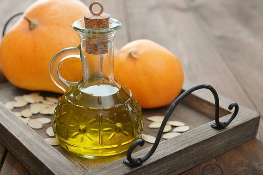 pumpkin oil for the treatment of prostatitis
